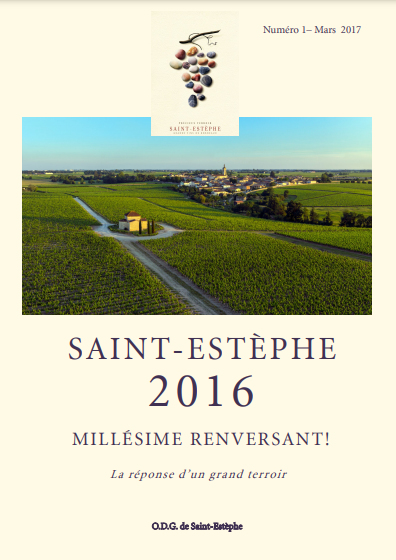 Le carnet de vendanges 2016 de l'appellation Saint-Estèphe